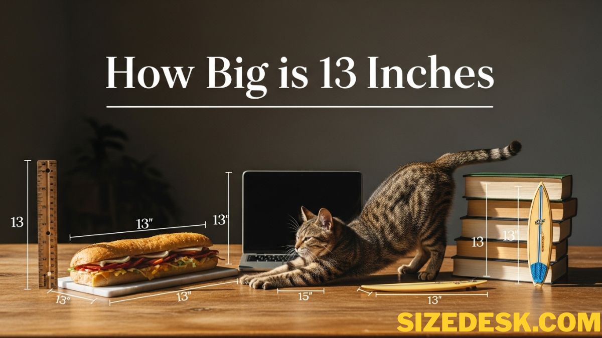 How Big is 13 Inches? 14 Examples to Visualize How Long is 13 Inches