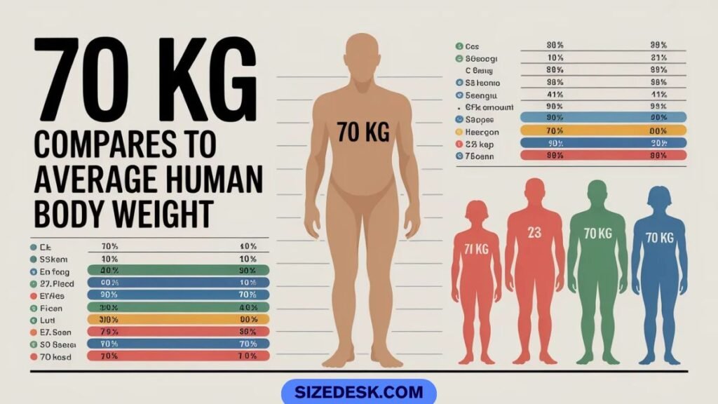 How 70 Kg Compares to Average Human Body Weight