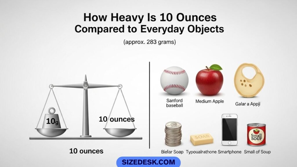 How Heavy Is 10 Ounces Compared to Everyday Objects