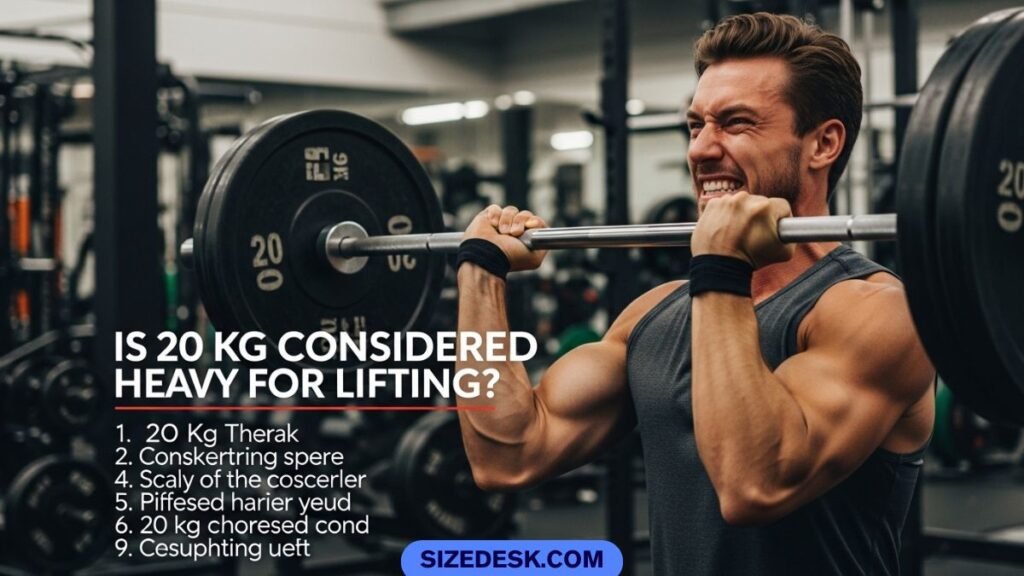 Is 20 Kg Considered Heavy for Lifting?