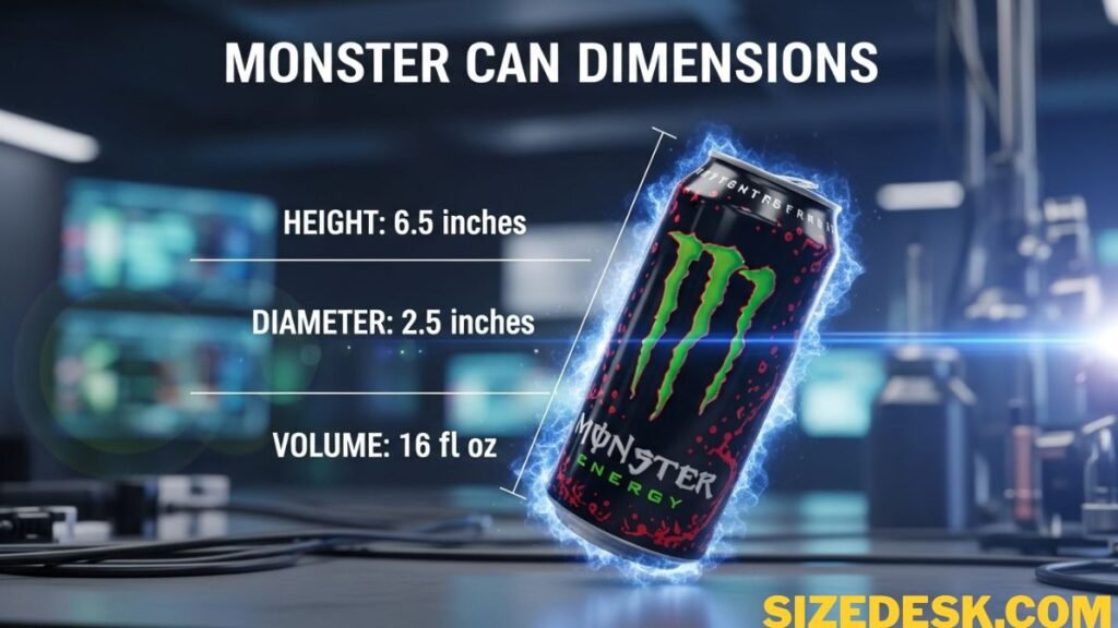 How Tall Is a Monster Can? 16 oz Height, Diameter & Size Guide