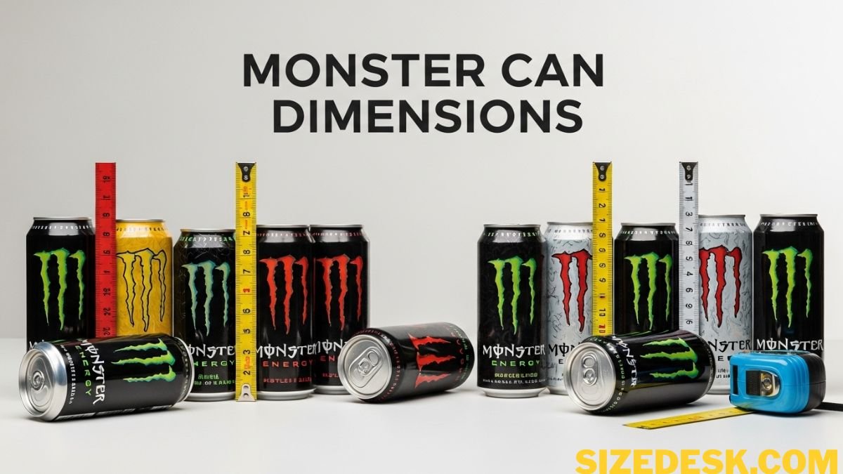 How Tall Is a Monster Can? 16 oz Height, Diameter & Size Guide