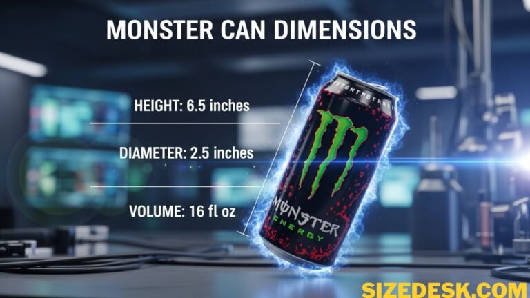 How Tall Is a Monster Can? Full Monster Can Dimensions Guide (16 oz, 24 oz & More)