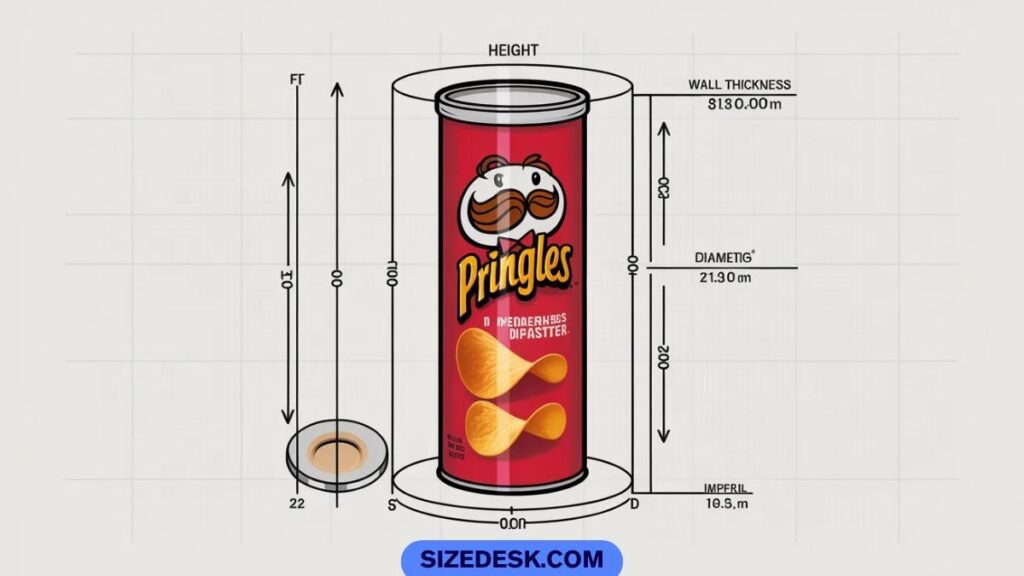 Pringles Can Dimensions