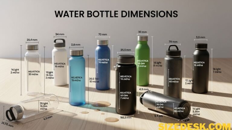 Water Bottle Dimensions: A Complete Guide to Finding the Right Bottle for You
