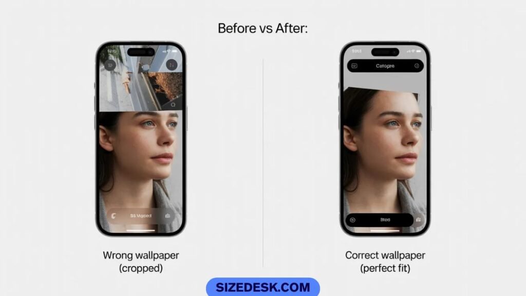 example of iphone wallpaper zoomed and cropped incorrectly
