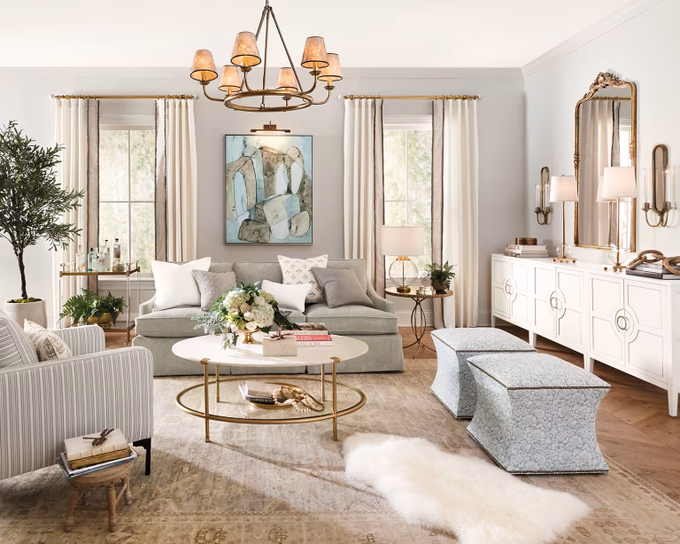 The Right Way to Layer Table Lamps With Overhead Lighting