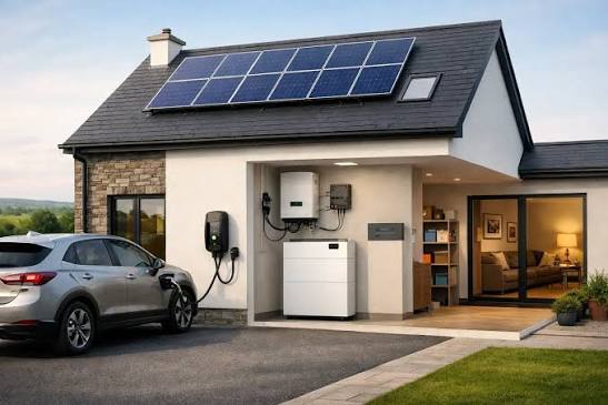 How Solar Panels Battery Storage and EV Charging Can Work Together at Home