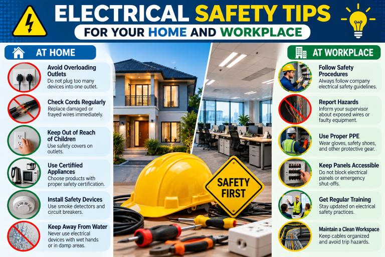 Essential Electrical Safety Tips for Your Home and Workplace