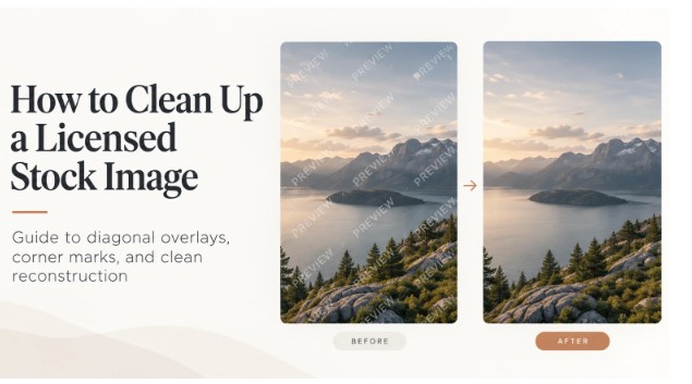 How to Remove Watermark from Stock Photos