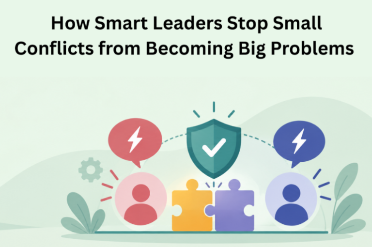 How Smart Leaders Stop Small Conflicts from Becoming Big Problems